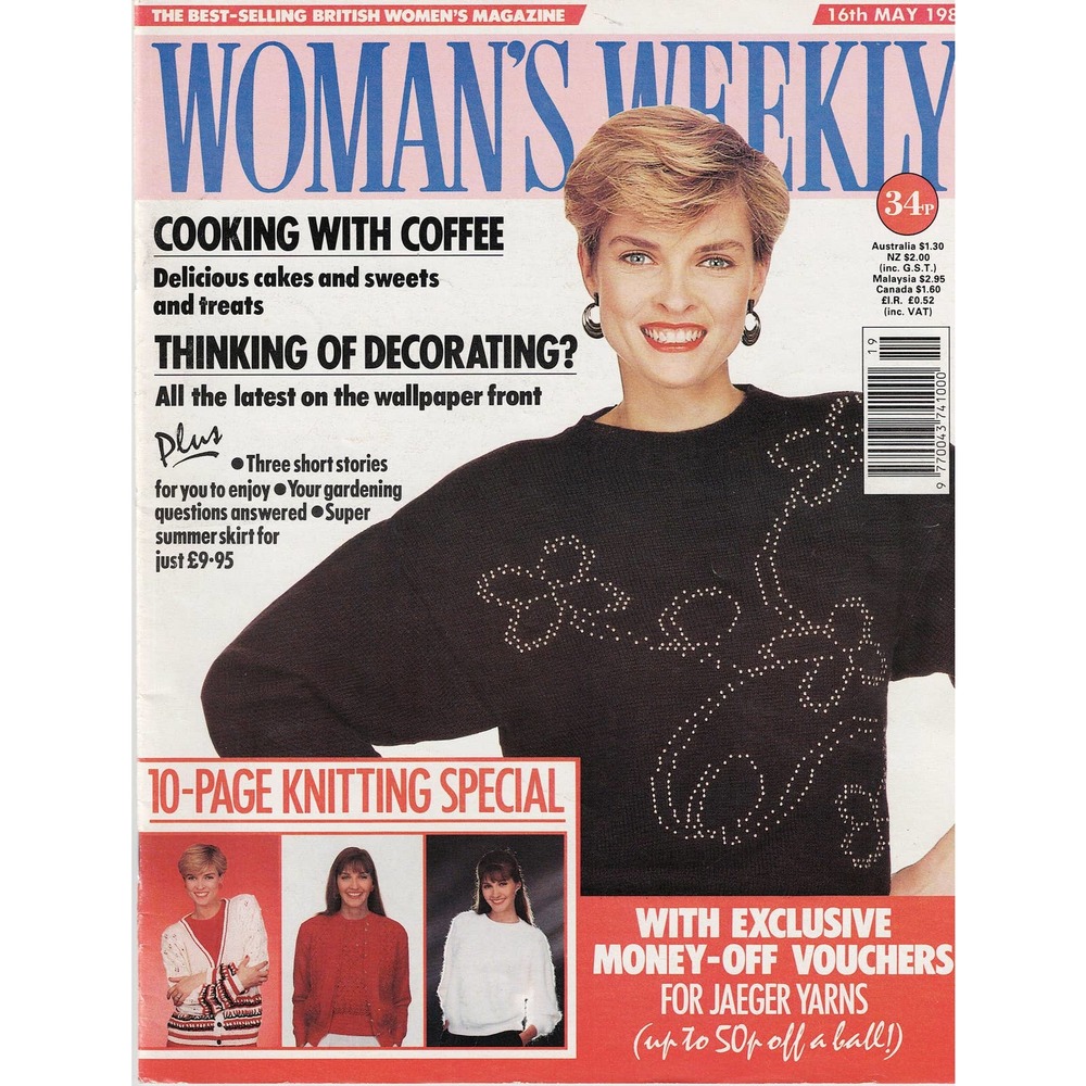 WOMAN'S WEEKLY Britain's Best Selling Women's Magazine Issue 16th MAY 1989